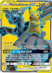 Pikachu & Zekrom GX (Full Art) #162/181 - SM - Team Up - Near Mint