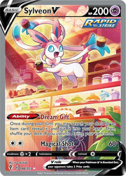 Sylveon V (Alternate Full Art) #184/203 - SWSH07: Evolving Skies - PSA 10