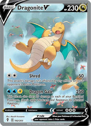 Dragonite V (Alternate Full Art) #192/203 - SWSH07: Evolving Skies - Near Mint