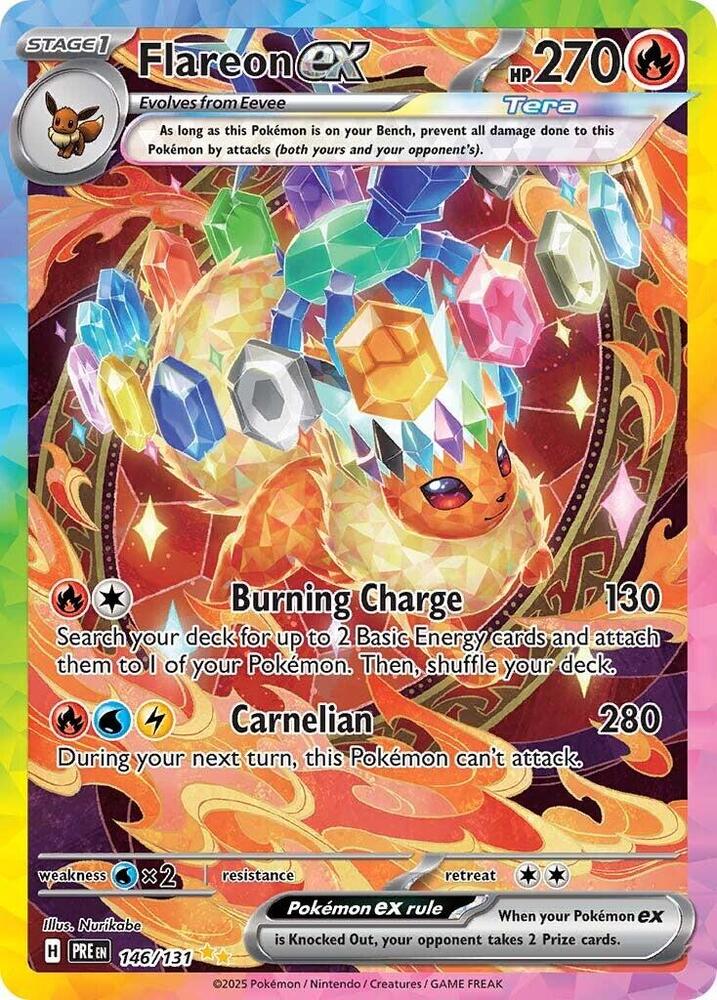 Flareon ex #146/131 - SV: Prismatic Evolutions - Near Mint