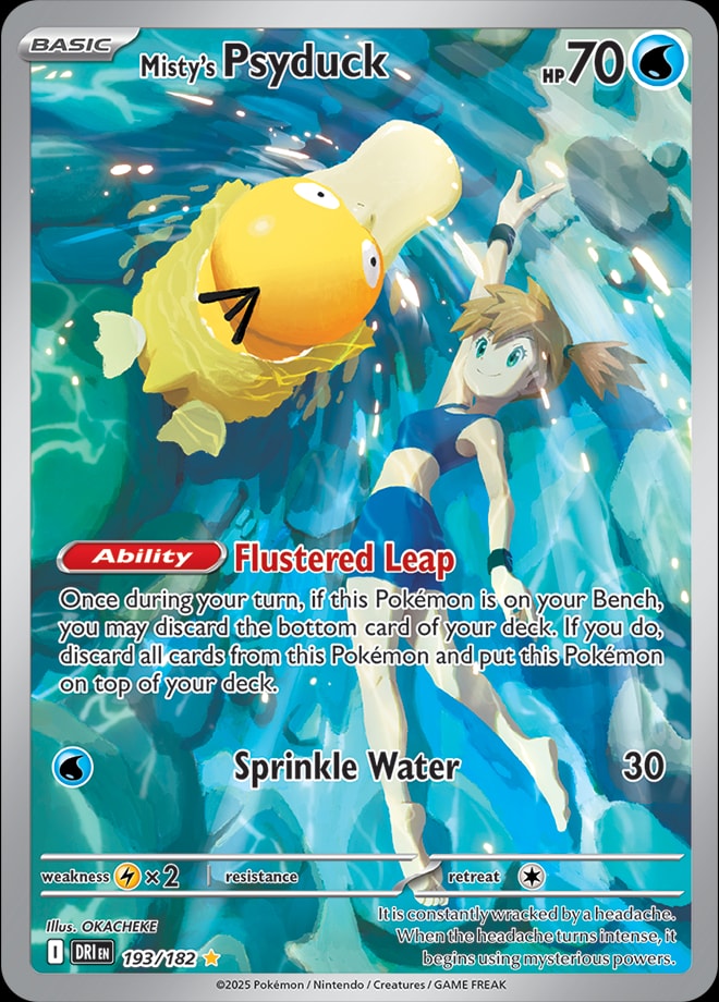 Misty's Psyduck #193/182 - SV10: Destined Rivals - Near Mint
