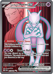 Team Rocket's Mewtwo ex #213/182 - SV10: Destined Rivals - Near Mint