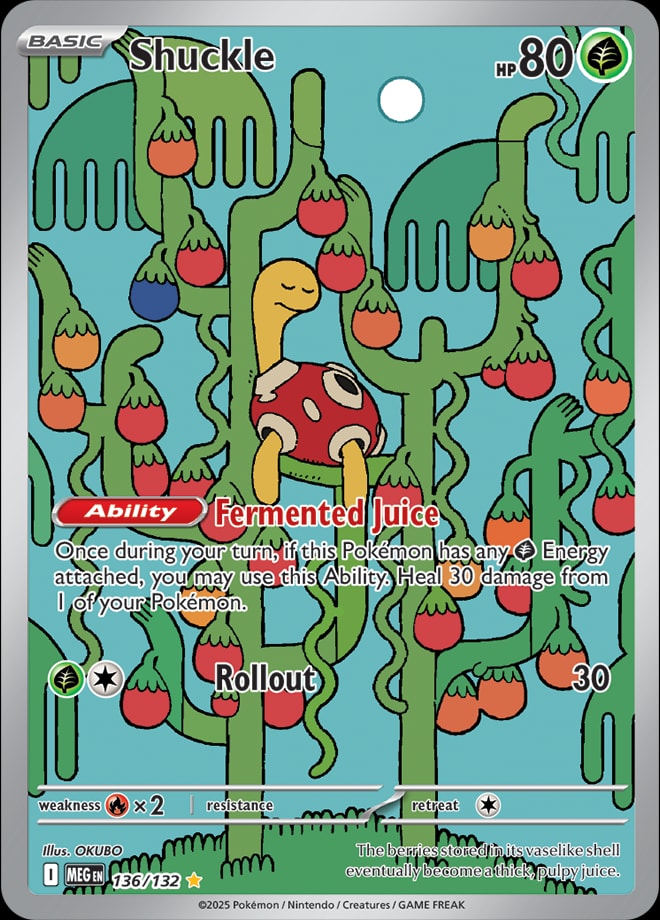 Shuckle #136/132 - ME01: Mega Evolution - Near Mint