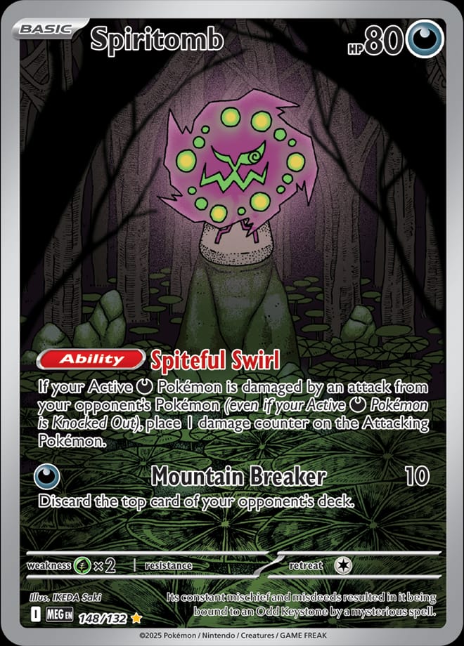 Spiritomb #148/132 - ME01: Mega Evolution - Near Mint