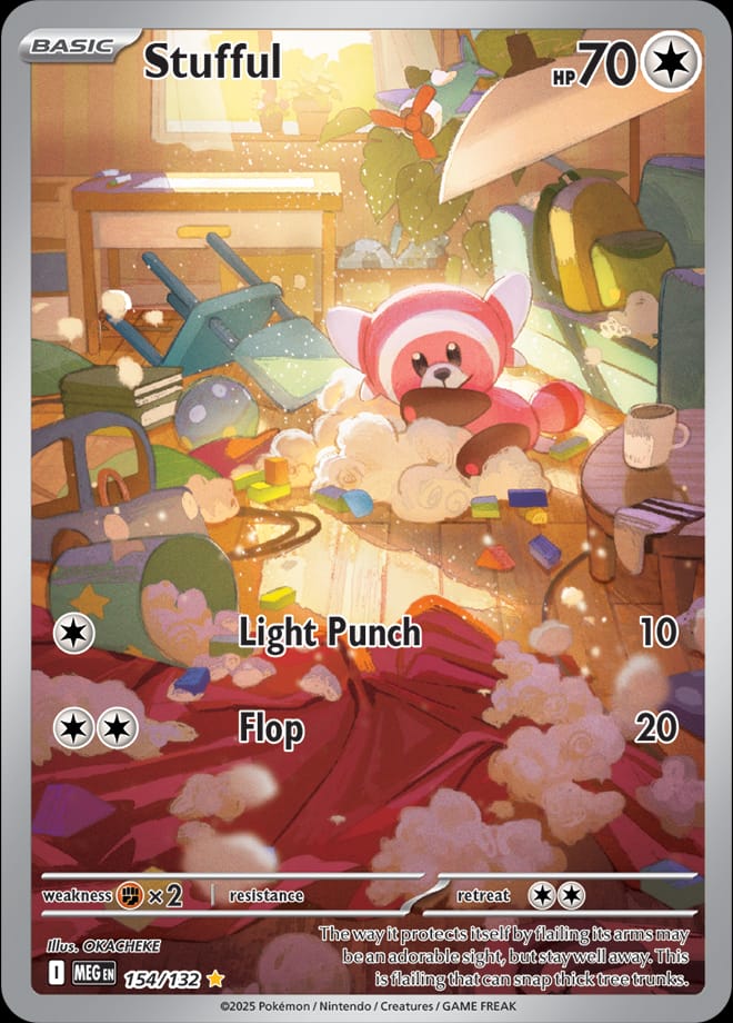 Stufful #154/132 - ME01: Mega Evolution - Near Mint