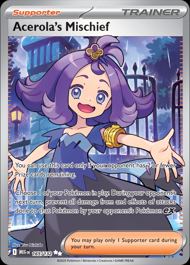 Acerola's Mischief #165/132 - ME01: Mega Evolution - Near Mint
