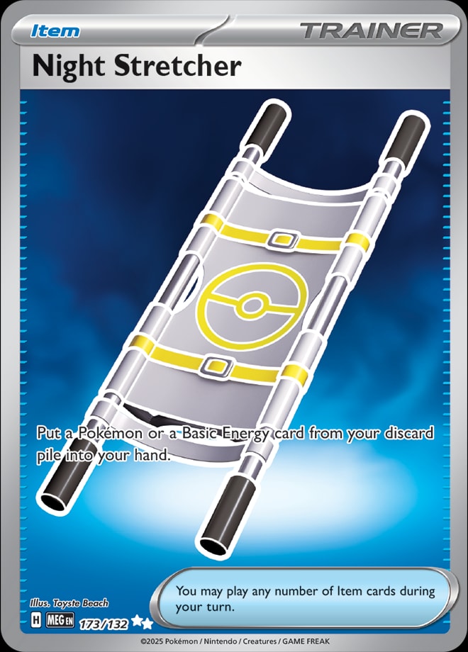 Night Stretcher #173/132 - ME01: Mega Evolution - Near Mint